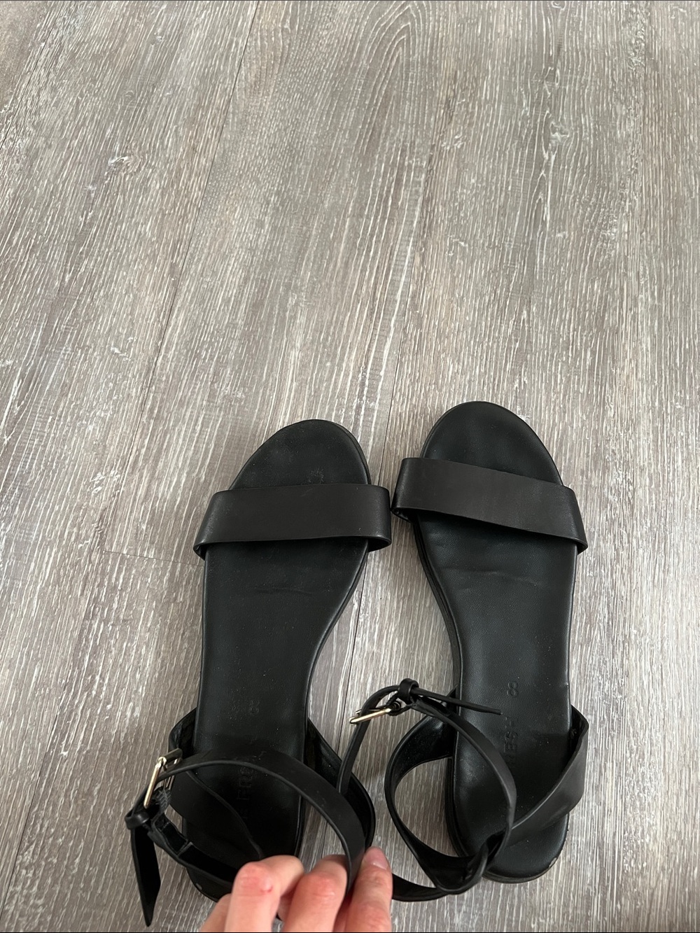 Black sandals